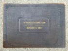 Vintage People s National Bank  Book Account Checkbook Ledger Wapakoneta Ohio