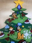 Rare Disney Parks Exclusive Felt Christmas Tree Advent Calendar   23 Felt Pieces