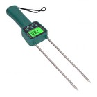 Digital Hay Moisture Tester Dual Steel Probe Grain Water Meter Lcd Backlight    