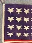 Antique Navajo Usa Flag Weaving 16 Stars