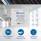 Bodymed Alcohol Prep Pads With 70  Isopropyl Alcohol  400 Count