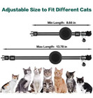 Cute Cat Collar Airtag Breakaway Reflective Kitten Collar With Bell For Apple
