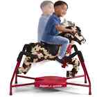 Radio Flyer 386z Freckles Interactive Plush Riding Horse - White And Brown