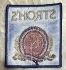 Vintage Stroh s Beer Embroidered Iron On Patch