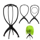 1-6x Wig Stand Holder For Multiple Wigs Display Collapsible Hat   Head Wig Stand