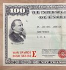 1944 U s  Treasury War Savings Bond Series E Poster Wwii Vintage Original