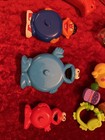 Vintage Baby Toy Block Giraffe Rattles Teether Sesame Street 90s Lot Of 7 Toys