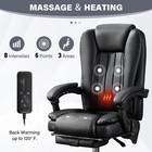 Office Chair An Electrically Heated Massage Office Chair With 6 Vibration Points