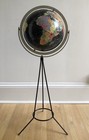 Rare 50s Replogle Mid Century Modern 10    Starlight Floor Globe Paul Mccobb Era