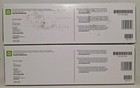 2 Empty Toner Virgin Cartridge Lot Genuine Hp 218x Black   Cyan Color