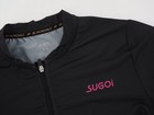New  Sugoi Women s Essence Short Sleeve Cycling Jersey Size Medium Black   Pink
