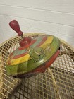 Vintage Wyandotte Toys 7    Spinning Tin Top Free Shipping