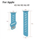 Silicone Watch Band For Apple Watch 11 10 9 8 7 Se 6 5 Sport Replacement Strap