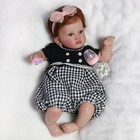 22  Lifelike Reborn Dolls Realistic Toddler Girl Doll Vinyl Silicone Newborn Toy