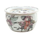 Chinese Qing Famille Rose Cricket Pot 3 5    Porcelain Personage Scene Antique