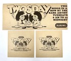 Vintage 1980s Klos 95   Party Animal Twosday Sticker Decal Lot Of 3 Nos