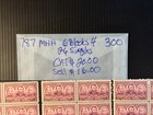 Scott   787 Mnh  6 Blocks Of 4   26 Singles  2026 Scott Catalogue Value   20 00