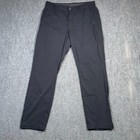 Under Armour Mens Black The Showdown Stretch Straight Leg Golf Pants Size 34 30
