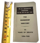 The Life Underwriters  Association City Of New York 1968 Membership Directory