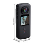 4k Hd Wifi Action Camera Waterproof Vlog Sports Selfie Premium Kit Fit Insta 360