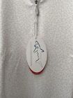 Greg Norman White Hummingbird Printed Tulip Short Sleeve Golf Polo Choose Size