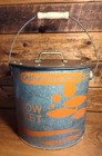      Vtg 1940-1950s Old Pal Woodstream Minnow Bucket Htf Composite Lid