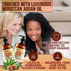 Argan Oil Shampoo And Conditioner Set - Sulfate Free Moroccan Care With Keratin