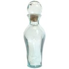 Vidrios San Miguel Heart Decanter W  Stopper Cork 100  Recycled Glass Aqua Nos