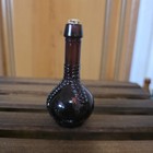 Vintage Various Colors names Miniature Glass Bottles  Lot Of 7 Made In Tawain 