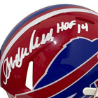 Andre Reed Signed Buffalo Bills Tb Mini Helmet W  Hof 14 Beckett Witness Bas Coa