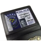 Resident Evil Stars Chris Police Metal Badge With Id Wallet Holder Case