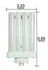 Fluorescent Tube Replacement Bulb 27 Watt  6500k Cfl For Fml 4pin Gx10q-4 Bases