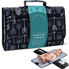 Portable Baby Changing Pad Diaper Mat For Newborn Stroller Nappy Bag One Hand