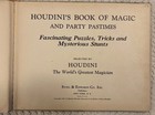 Houdini s Book Of Magic   Party Pastimes 1927