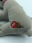 Tonka Pound Puppies Newborn Plush 7 Inches Gray  grey  Vintage 1986