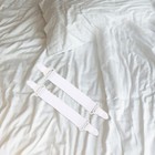 4pcs Garter Style Elastic Bed Sheet Grippers Garter Fastener Straps With
