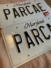 Maryland License Plate Set Parcae Roman Religion Mythology  Vanity