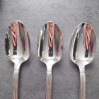 Christofle Aria 5pcs Silverplate Flatware Dessert Spoon Excellent