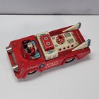     50 s 60s Rare Kanto   Sankei Red Space Patrol Japan Friction Car  Vintage