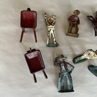 Lot Of  15 Vintage Lead Die Cast Mixed Figures   barclay Manoil  Arcade Gray Iron