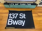 Ny Nyc Subway Roll Sign 137 Street Broadway City College Of New York West Harlem