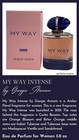 My Way Intense By Giorgio Armani Perfume For Her Edp 3 Oz New In Box