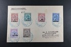 1914 Albania Scott   47-52 Set Used Stamps On Cover  not Fdc 