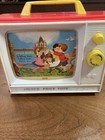Vintage Children   s Toy Fisher-price Two Tune Music Box Tv 1966 Works