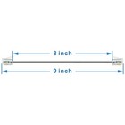 2 Pack 8 Inch Short Telephone Cord Phone Cable Wall Line Rj11 6p4c Male