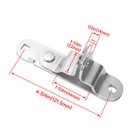 Cargo Trailer Door Hasp Bar Lock Handle Keeper Padlock Race Enclosed Car Hauler