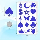 75 Pack Colorful Tanning Stickers For Body Women Adult Girls Tattoo Style_18 