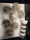 Huge Lot  Stampin Up  Assorted Brads Eyelets Regals Subtle Brights Basic Buttons