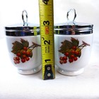 Royal Worcester Egg Coddlers Set Of 2 Made In England By Appt  To H m  Queen