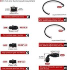 6an Power Steering Pump Hose Kit Compatible Chevy C10 Ls Swap Connects Gm Type 2